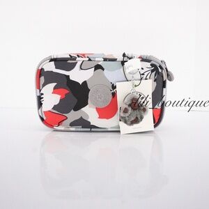 NWT Kipling AC8236 50 Pens Case Cosmetic Accessory Box Polyester Vivid Garden 42